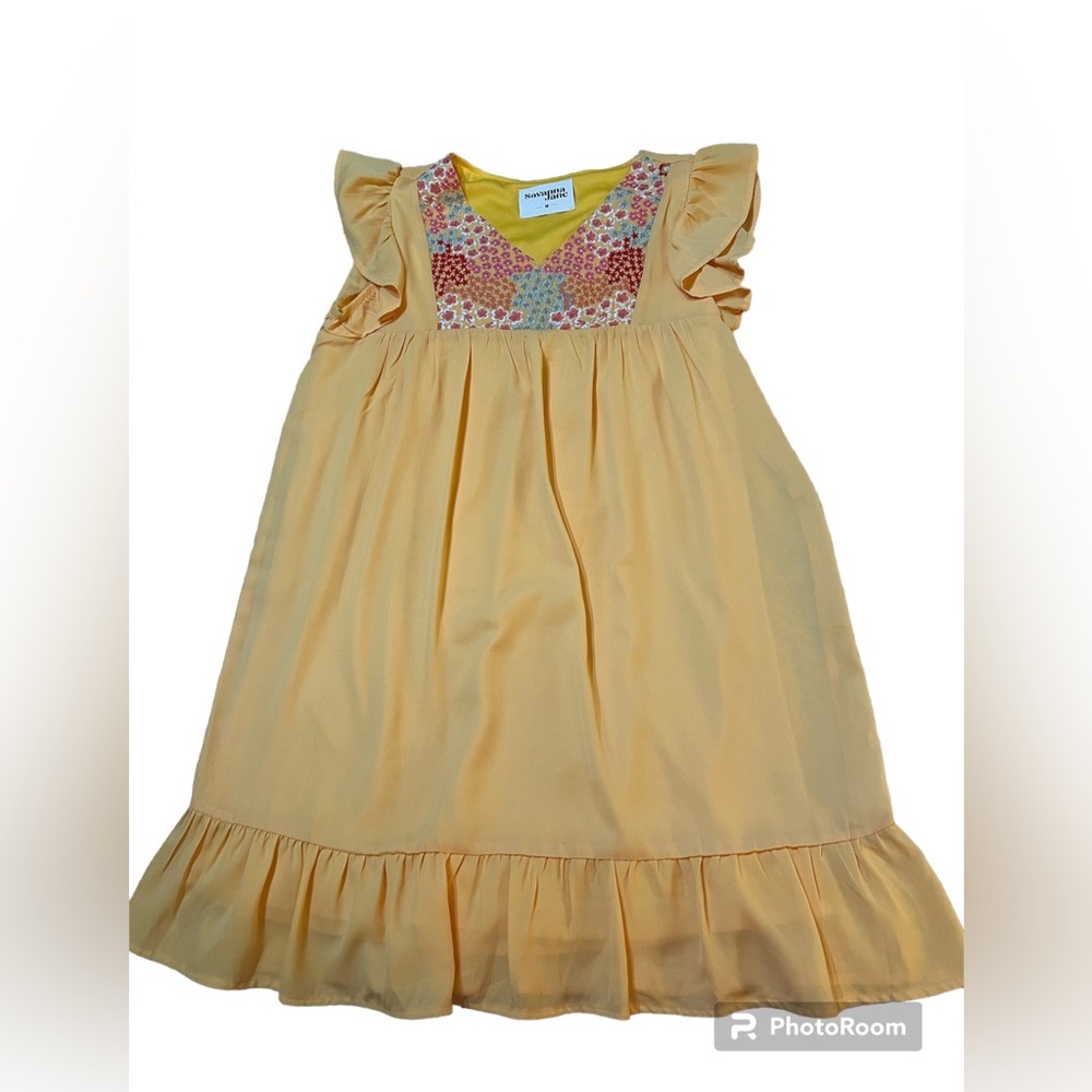 Savana Jane yellow dress‎ - like new